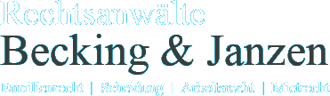 Rechtsanwälte Axel Becking & Katharina Janzen - Logo